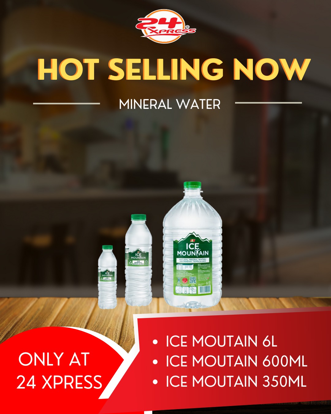Ice Mountain Mineral Water