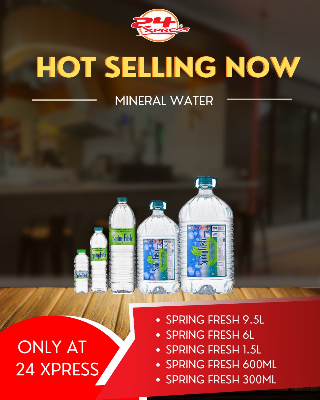 Spring Fresh Mineral Water